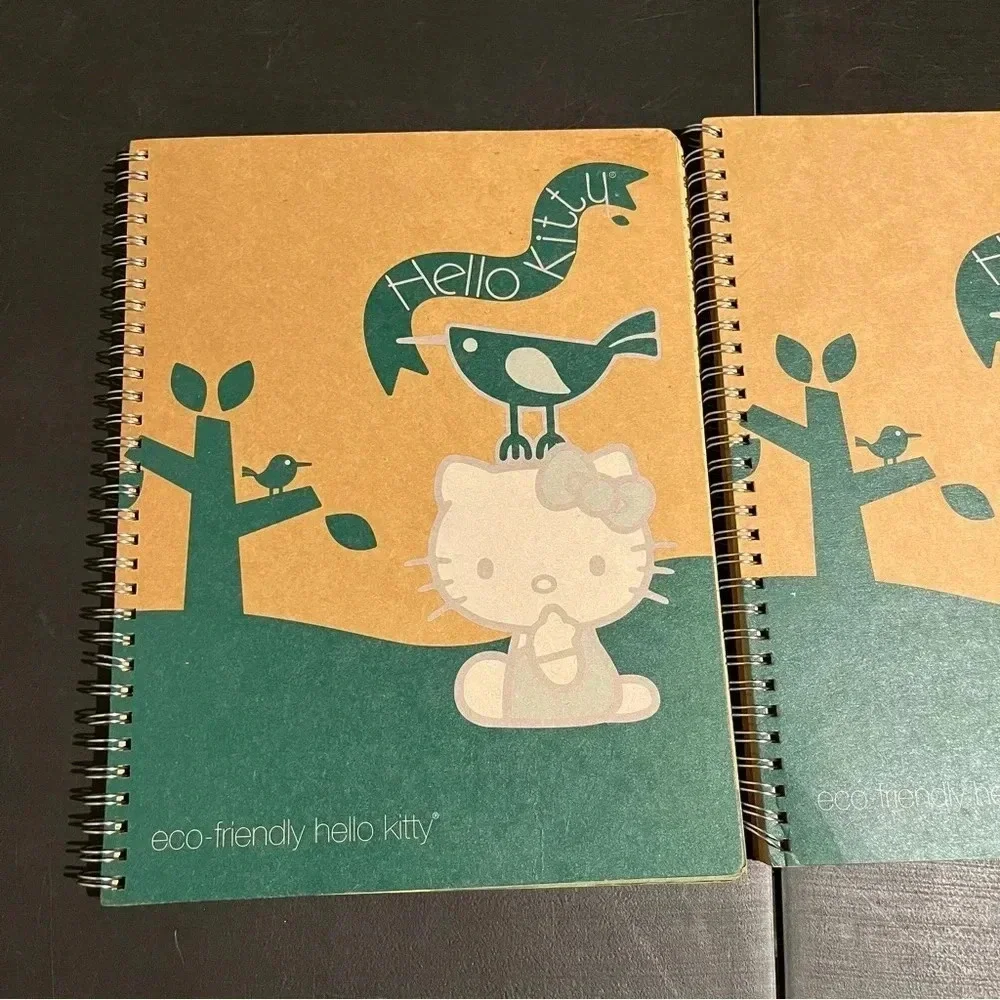 Hello Kitty Eco Friendly NoteBooks NEW Lot Of 2